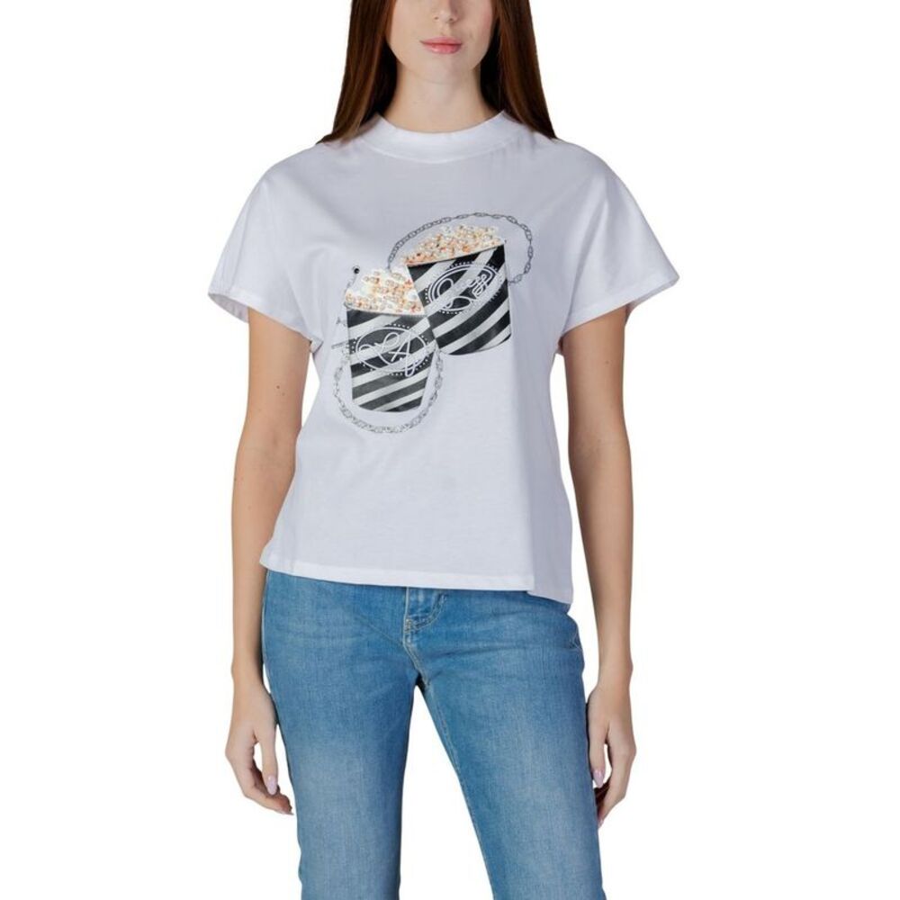 Guess White Cotton Women's T-Shirt